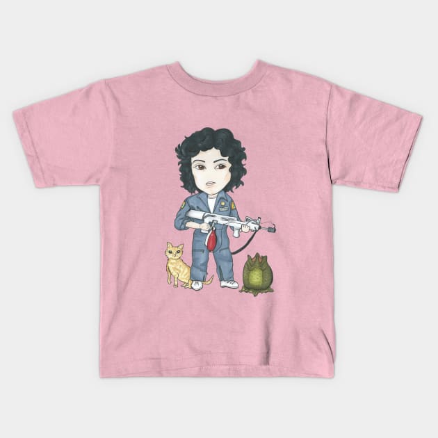 Ripley Kids T-Shirt by LivStark